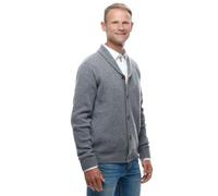 Ugholin Cardigan Uomo 100% Puro Cashmere Collo a Scialle con Bottone