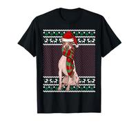 Ugly Christmas American Hairless Terrier Natale Maglietta