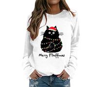 Ugly Christmas Sweater Felpa coprimi Le Spalle Pigiama Animale Donna Felpa Personalizzata Bambina Felpa Nera con Cappuccio e Zip Donna Moda Autunno Inverno Donna 2024 Giacca Donna Mezza