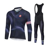 UGLY FROG 2024 Completo Ciclismo Abbigliamento Set Donna Inverno Termico Vello Maniche Lunghe Antivento 20D Bib Pantaloni