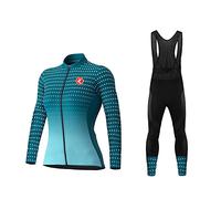 UGLY FROG - Maglia da Ciclismo da Donna a Maniche Lunghe, con Chiusura Lampo, in Jersey a Girocollo, Traspirante e ad Asciugatura Rapida, Donna, Color 45, Size XS