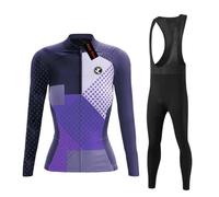 UGLY FROG Nuova Taglia Set Maglia Lunga Donna Termica Felpa Abbigliamento Ciclismo Inverno Gilet Ciclismo Maglia Ciclista con Fodera Termica Pantaloni Gel per MTB Outdoor