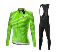 UGLY FROG Nuova Taglia Set Maglia Lunga Donna Termica Felpa Abbigliamento Ciclismo Inverno Gilet Ciclismo Maglia Ciclista con Fodera Termica Pantaloni Gel per MTB Outdoor