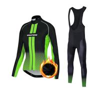 UGLY FROG Set di Biciclette Costumi Abbigliamento Maniche Lunghe Maglia da Donna Pantaloni da Bicicletta con Cuscino 20D Gel 77DE