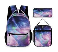 Ugly Guy Frog Set zaino per bambini 3 pezzi Teen Boys School Bag con portapranzo termico porta matite, Tt-20, Taglia unica, Zaini Daypack