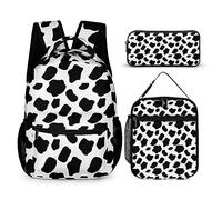 Ugly Guy Frog Set zaino per bambini 3 pezzi Teen Boys School Bag con portapranzo termico porta matite, Tt-15, Taglia unica, Zaini Daypack