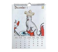 Ugly Medieval Cats Calendar - Strange Medieval Cats Wall Calendar, Medieval Cat Calendar | Family Planner & Daily Organizer, Ugly Medieval Cats Patterns