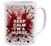 uglymug Tazza con scritta Keep Calm I'm A Nurse