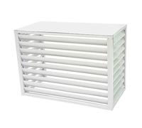UGNMDFGH Copertura per condizionatore d'Aria da Esterno in Alluminio, Impermeabile e Resistente, Adatta a patii e Appartamenti. Include Viti di Montaggio. Design Resistente alle intemperie.