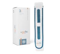 Ugo Fix Cinghia (x3) - Cinghia di supporto per il drenaggio delle urine, Sacca Urina Gamba, Cinghia con supporto in tessuto elastico morbido con comodo grip in silicone (pacchetto da 3)