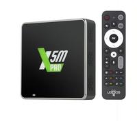 Ugoos X5m PRO TV Box Android 14.0 Amlogic S905x5m 4 GB di RAM 32 GB di ROM Dual WiFi 2.4G/5G Ethernet 1000M USB 3.0 BT5.4 Supporto HEVC H.265 AV1 VP9 4K HDR Box