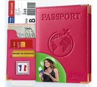 Ugozen Cover Custodia Per Passaporto| Porta Documenti Da Portafoglio/tasca Per Un Viaggio Elegante, Portapassaporto Multifunzionale, Copertina Ideale Per Un Viaggia Elegante, Bordò