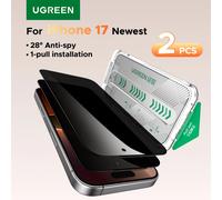 UGREEN 1/2 Pezzi Vetro Anti-Spy per iPhone 17 Pro Max Proteggi Schermo per iPhone 17 Pellicole per Schermo Privacy Air