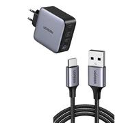 UGREEN 100W Caricatore GaN USB C 4 Porte e 0,5M Cavo USB C