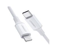 Ugreen 10493 USB Kabel C C/Lightning white Cavo Digitale/dati Schermato 1 m USB
