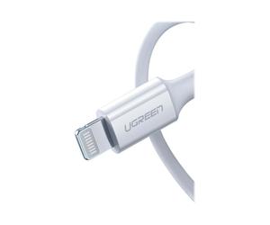 Ugreen 10493 USB Kabel C C/Lightning white Cavo Digitale/dati Schermato 1 m USB