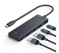 UGREEN 10Gbps Hub USB C 3.2 Gen2 a 4 Data Ports 2A2C Sdoppiatore USB C