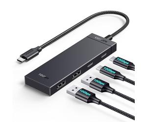 UGREEN 10Gbps Hub USB C 3.2 Gen2 a 4 Data Ports 2A2C Sdoppiatore USB C