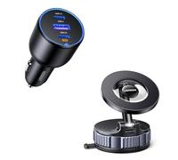 UGREEN 130W Retrattile Caricatore Auto+Supporto Telefono Auto per Magsafe