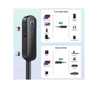 UGREEN 2-In-1 Adattatore Trasmettitore Ricevitore AUX 5.0 Wireless 3.5mm Adattatore Stereo per Auricolari TV Car Audio
