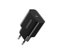 UGREEN 20 W Caricatore USB C PD 3.0 Compatibile con iPhone 14 14 Pro 14 Pro Max 13 Pro 12 Pro 11 XR X iPad Pro Mini Air Galaxy S22 Plus S21 S20, Cavo non Incluso (nero)