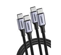 UGREEN 2Pack Cavo USB C 100W 20V 5A Ricarica Rapida in Nylon (0,5M)