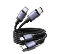 UGREEN 2Pack Cavo USB C 240W, Type C Ricarica Rapida PD 3.1, Compatibile con MacBook, iPad Air, ASUS, HP, iPhone 16/15 Plus Pro Max, Galaxy S25/24, Pixel 9/8.3M