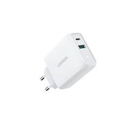 UGREEN 36W Caricatore USB C, Caricabatterie USB 2 Porte Power Delivery 3.0 + Quick Charge 3.0 Compatibile 20W con iPad Pro/Air 2021 iPhone 14 13 12 11 Pro Max SE 2022, Galaxy S22 S21 Ultra S10 S9