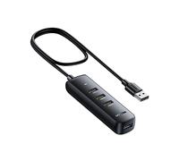 UGREEN 4 Porte USB 3.0 Hub, Cavo Lungo da 1 Metro, Porta Alimentazione 5V/2A, Multi USB 5Gbps, Adattatore USB Compatibile con MacBook PRO/Air, PC, Hard Disk e Altri Dispositivi USB
