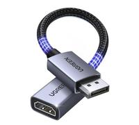 UGREEN 4K Adattatore DisplayPort a HDMI 4K 30Hz 2K 60Hz 1080P 120Hz 2 Pezzi