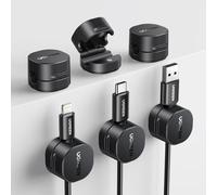 UGREEN 6 Pezzi Clip per Cavo a Molla Rotazione 91°
