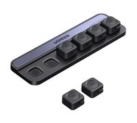 UGREEN 6 Pezzi Fermacavi Magnetico, Organizer per Cavi da Scrivania | Autoadesivo Fermacavi Scrivania Senza Residui per cavi HDMI USB PC TV casa ufficio HDMI USB-C Lightning 3,5 mm 4,5 mm Nero