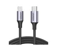 Ugreen 60759 Nero Argento USB C Lightning 1 m Maschio Maschio To Type-C 2.0 Male