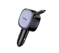UGREEN 75W Caricatore Auto USB C Retrattile PD QC 3.0 PPS 45W Presa USB C | Caricatore Accendisigari 3 Porte Ricarica Rapida Compatibile con iPhone 17 Pro Max Air 16 15 MacBook iPad Galaxy S26 Pixel 10