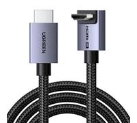 UGREEN 8K Cavo HDMI 2.1 Curvo 90° 10K 8K 60Hz Alta Velocità 48Gbps (3M)