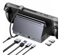 UGREEN 9 in 1 Docking Station e Supporto per Console Portatili da Gioco | HDMI 4K 60Hz, RJ45 1GbE, 10Gbps, PD 100W, Lettore di Schede SD TF, Compatible con Steam Deck, ROG Xbox Ally X, Legion Go