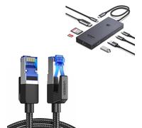 UGREEN 9 in 1 Hub USB C Gigabit Ethernet con Cavo Ethernet Cat 8