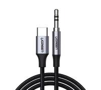 Ugreen - Adattatore cavo audio - Tipo C a jack 3,5 mm - 1 m - Grigio scuro
