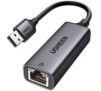 UGREEN Adattatore Ethernet USB 3.0 Gigabit 1000 Mbps Alluminio LAN (Nero)