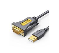 UGREEN Adattatore USB a RS232 Cavo DB9 9 Pin (3M) | per Registratore di Cassa, Stampante, Scanner per Windows 11 10 8 7 Vista XP, Mac OS, Linux
