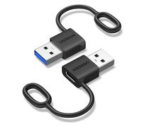 UGREEN Adattatore USB C USB A 3.1 10Gbps 2 Pezzi Convertitore Maschio a Type C Femmina Portatile Compatibile con iPhone 16 15 Pro Galaxy S25 S24 CarPlay iPad PC Laptop MacBook