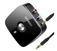 UGREEN AptXHD Ricevitore Bluetooth 5.1 Audio Bluetooth 2RCA 3,5 mm HiFi EDR | Bassa Latenza Wireless Compatibile con Telefono Tablet Altoparlante Amplificatore