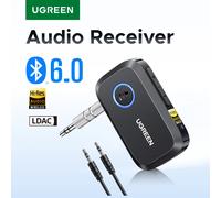 UGREEN Bluetooth 6.0 5.4 Jack AUX wireless da 3,5 mm per altoparlanti per auto audio musica