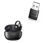 UGREEN Bluetooth USB 6.0 Adattatore per PC e HiTune S3 Cuffie Bluetooth 5.4, Auricolari Sport con Clip Aperta
