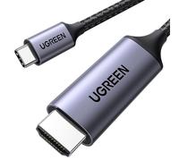 UGREEN Cable USB C a HDMI 4K@60Hz UHD USB 3.0 Adattatore Tipo C Compatible con iPhone16 15 Plus Pro Max Mac mini M4/M4 Pro Air MacBook M4 Pro Max iPad Pro Air Galaxy S24 (1M)