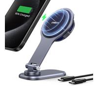 UGREEN Caricatore Magnetico Wireless da Auto per Tesla Model 3/Y/S/X 2021, Supporto per il Touchscreen Compatibile con iPhone 16, 15, 14, 13, 12 Magsafe Serie