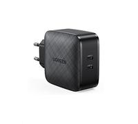 UGREEN Caricatore USB C 66W Power Delivery 3.0, Caricabatterie 2 Porte Quick Charge 3.0, Alimentatore USB Compatibile con iPhone 14/13/12 Pro/iPad Pro/MacBook Pro Air/Galaxy S22, Steam Deck