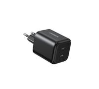 CARICABATTERIE DA MURO UGREEN X526 45W GaN caricatore da parete 2 porte USBC, UGREEN Universale da 45 W, Nero