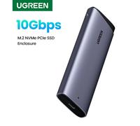 UGREEN Case SSD M2 10Gbps, Adattatore M.2 a USB Type-C per SSD NVME PCIE NGFF SATA, Box per Disco SSD