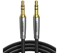 UGREEN Cavo Aux 3.5mm Maschio HiFi Stereo Cable Audio Mini Jack Nylon Intrecciato per Cuffie, Smartphone, Autoradio, Hi-Fi System, TV, Laptop (2M)